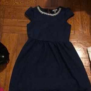 Navy blue girls dress